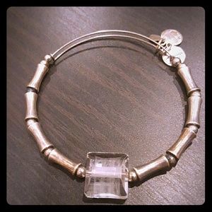 Alex & Ani Square Crystal Bangle