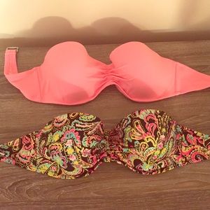 Victoria's Secret strapless bikini tops