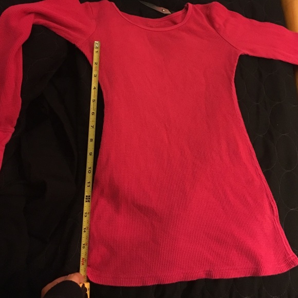 Hot pink thermal long sleeve - Picture 2 of 4