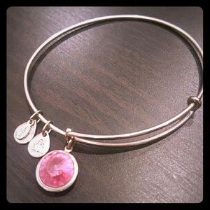 Alex & Ani Pink Crystal Bangle
