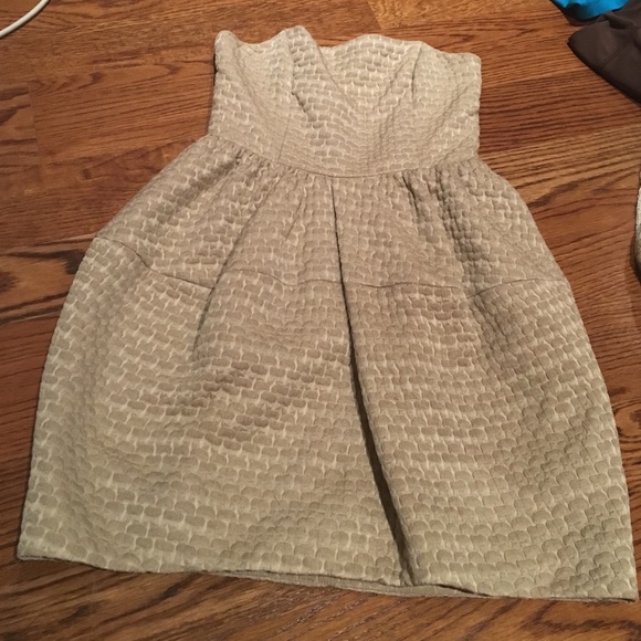 strapless dress by Camilla and Marc