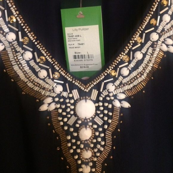 ❌SOLD ❌Lilly Pulitzer braydon tunic - Picture 3 of 4