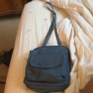 Blue Cross Body bag with pockets