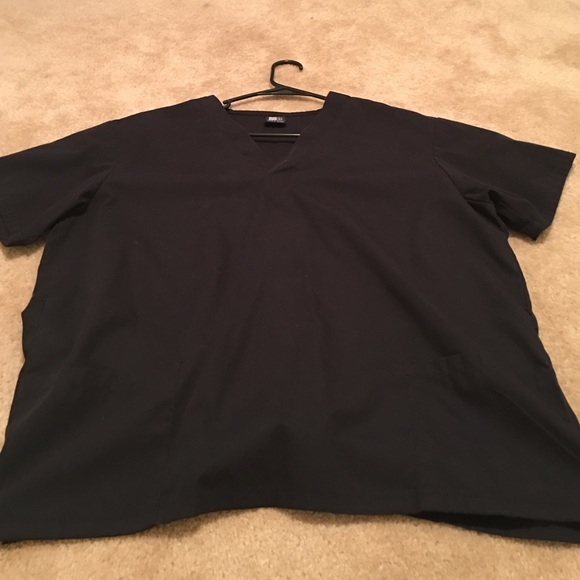 Black scrub top