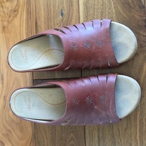 Dansko slip on sandals