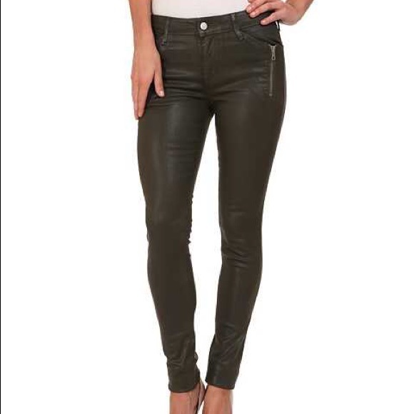 Joe's Jeans Rollin' Zip Coated Leggings