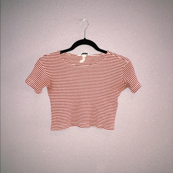 Vintage Stripped Crop Top