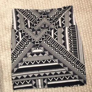 Aztec mini skirt