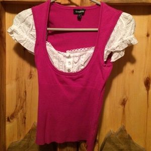 BEBE pull over shirts