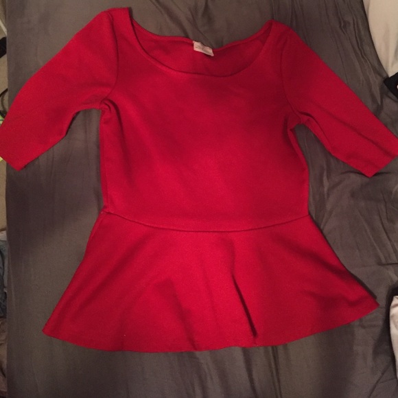 Peplum shirt