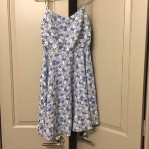 Flower-print sundress