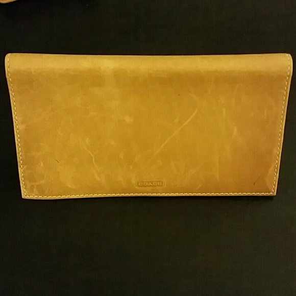 Coach Checkbook Cover