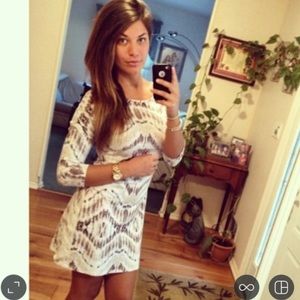 Brown/cream colored dress!