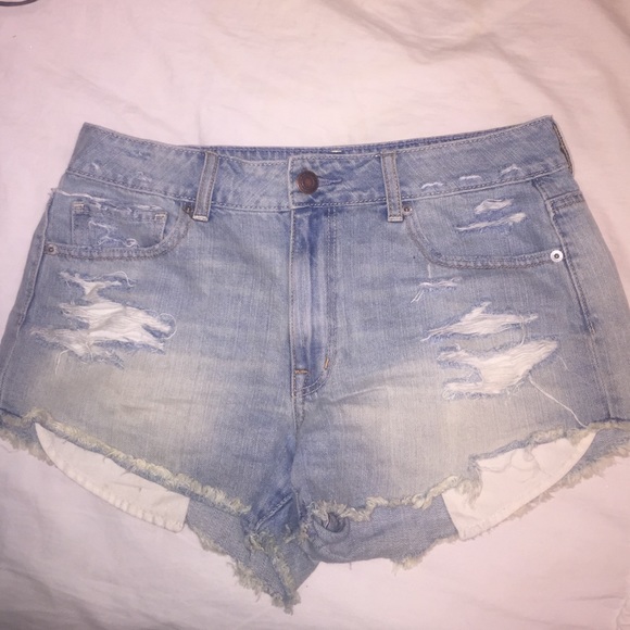 American Eagle high waisted jean shorts