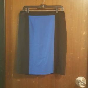 Color Block Pencil Skirt