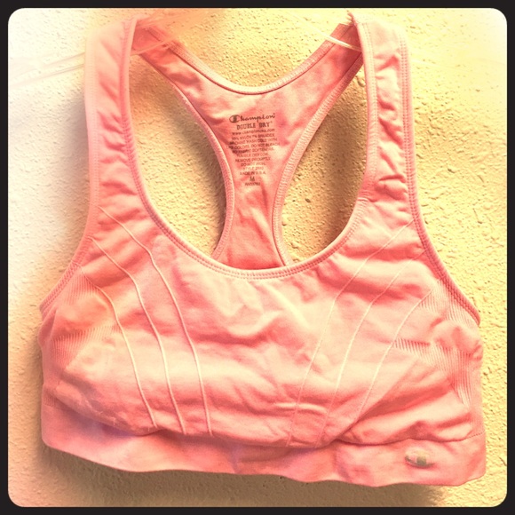 Pink Champion Double Dry sports bra