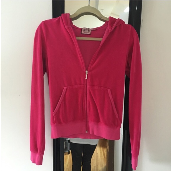 Juicy Couture pink velour sweatshirt