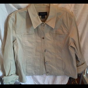 Khaki Jones New York Signature jacket. Size XL