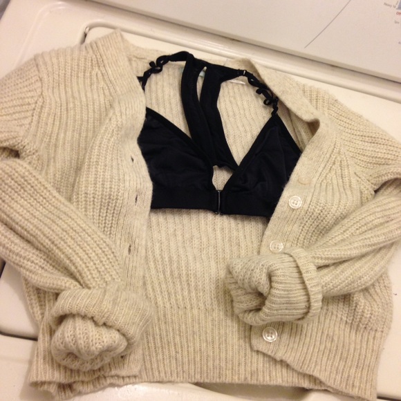 Cropped Cardigan Sweater