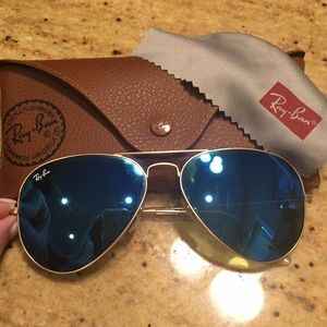 ray ban classic blue