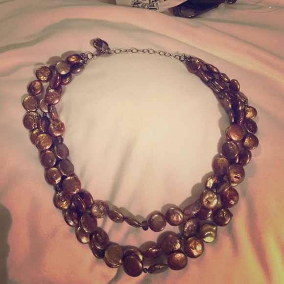 Silpada coin pearl necklace. - Picture 1 of 2