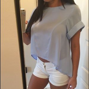 Sabo Skirt light blue blouse