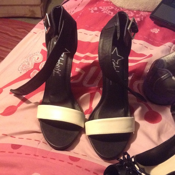 Black & White Heels