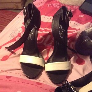 Black & White Heels