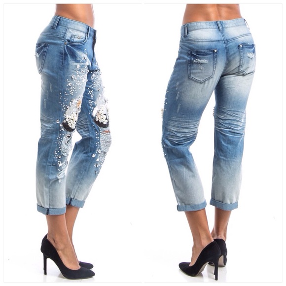 Multi Gemstones Jeans - Picture 3 of 10