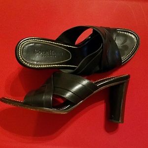 Leather Criss Cross slip on Cole Haans