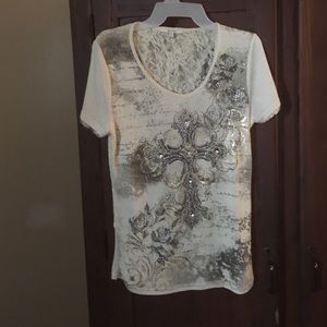 New MISS ME cross shirt