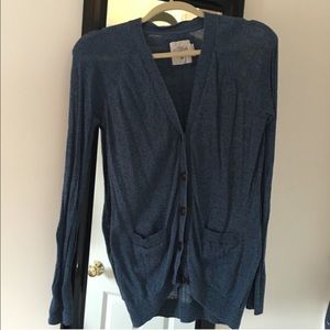 Lightweight blue cardigan
