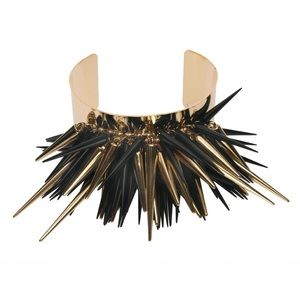 Black and gold spike bracelet from t&j designs