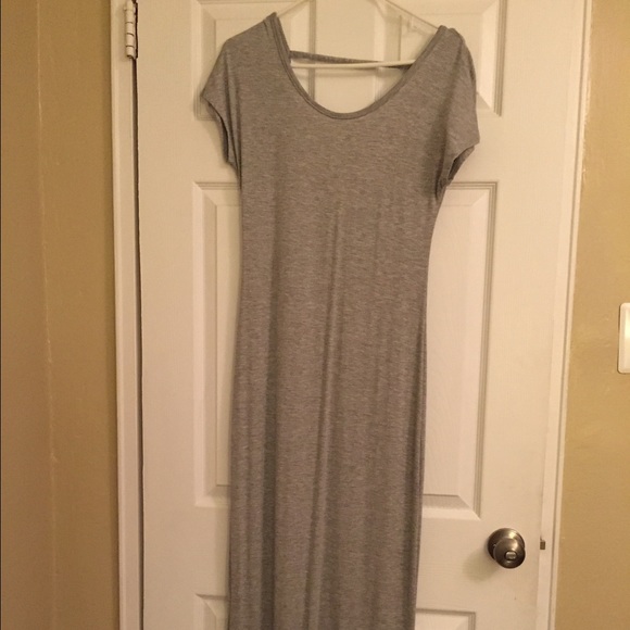 Grey maxi dress