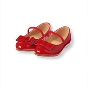 Janie and Jack Red Flats for Toddler