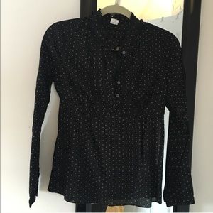 J Crew polka dot shirt J Crew polka dot shirt