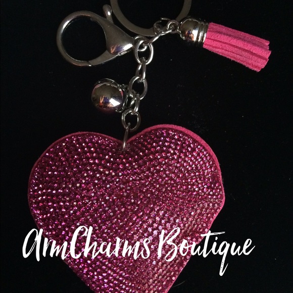 🎀🎀 PINK Heart Purse Jewelry/Keychain