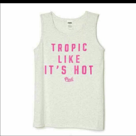 Vs PINK "tropic like it's hot" tank NIP