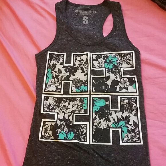 Hawaii's Finest racer back tank top