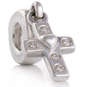 RETIRED Pandora Dangle Cross Charm