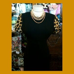 Vintage Glamour A.J Bari beaded Dress