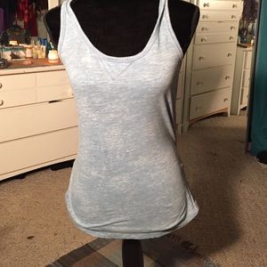 Loose fitting blue tank top from American Eagle