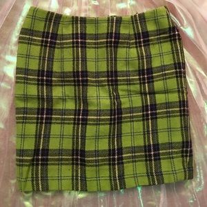 Checkered skirt