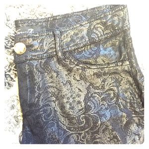 Seven7 Stretchy Damask Pants