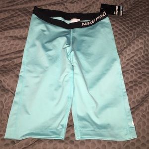 Nike Pro Pants Baby Blue