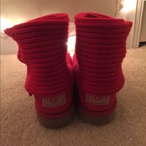 Reserved, red uggs