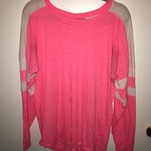 PINK VS long sleeve tee size L