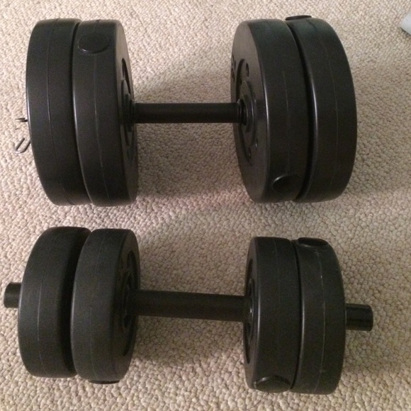 Weight set.