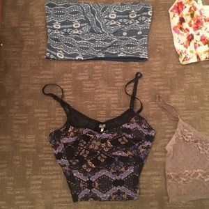 5 FREE PEOPLE BRALETTES XS