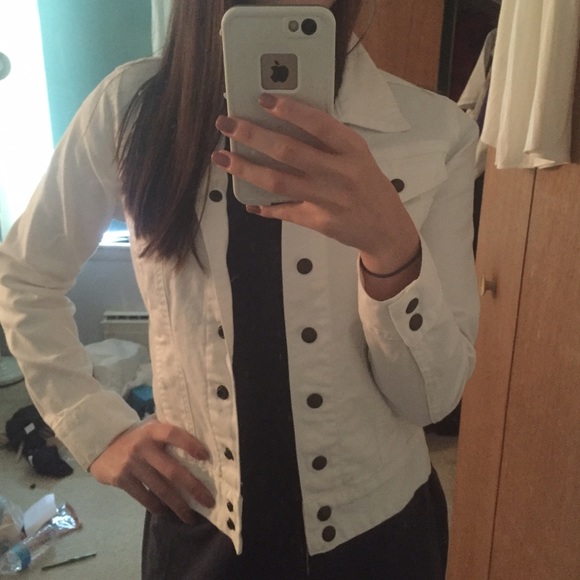 ⭐️sale⭐️ NWOT Lucky Brand white denim jacket